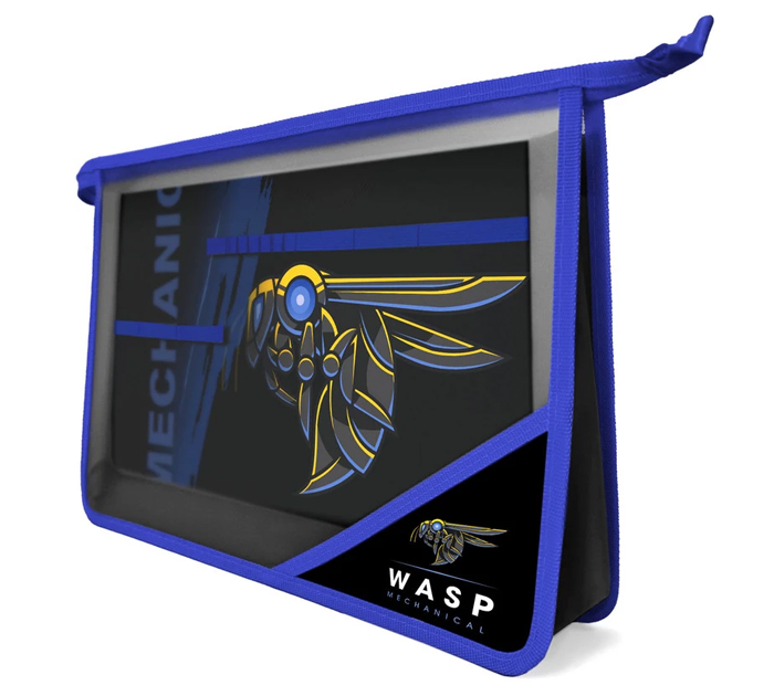 Папка для труда Lamark «Wasp» серии «Mechanical», А4, на молнии, 1 отделение
