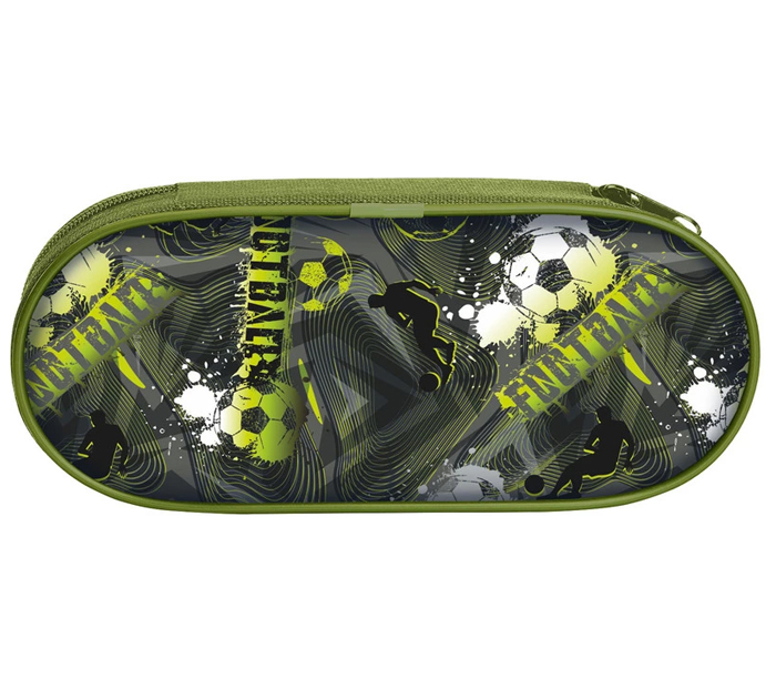 Пенал с 1 отделением Lamark «Football time» 210х90х55мм
