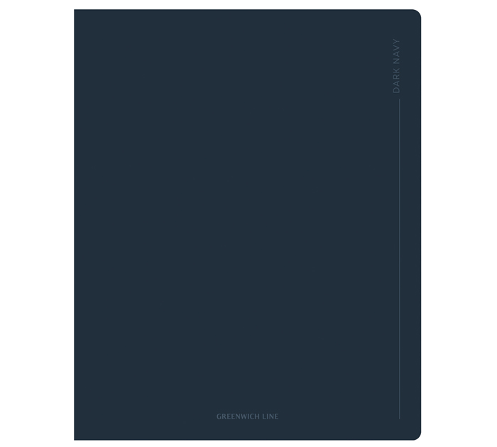 Тетрадь А5 48л линейка, Greenwich Line «Dark navy»