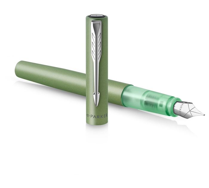 Ручка перьевая Parker «Vector XL Green» синяя, узел 0,8мм, подарочная упаковка
