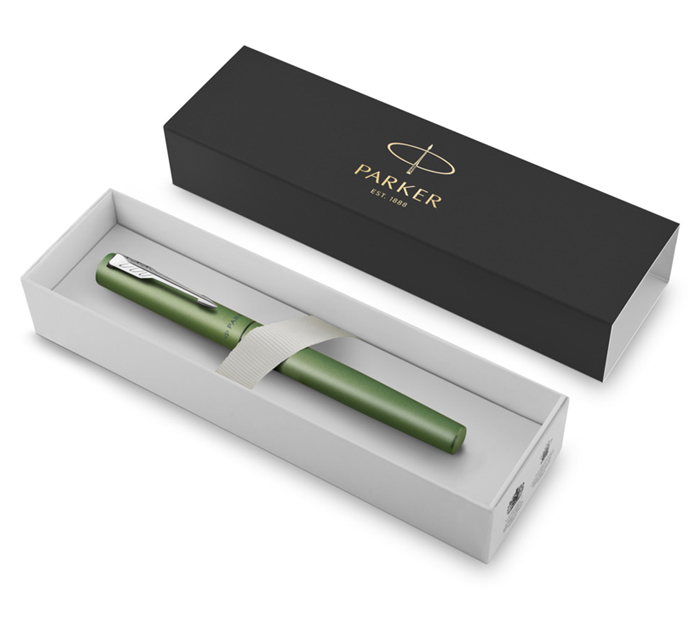 Ручка перьевая Parker «Vector XL Green» синяя, узел 0,8мм, подарочная упаковка
