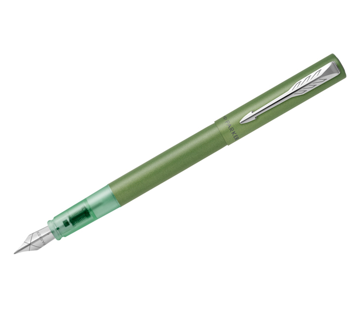 Ручка перьевая Parker «Vector XL Green» синяя, узел 0,8мм, подарочная упаковка