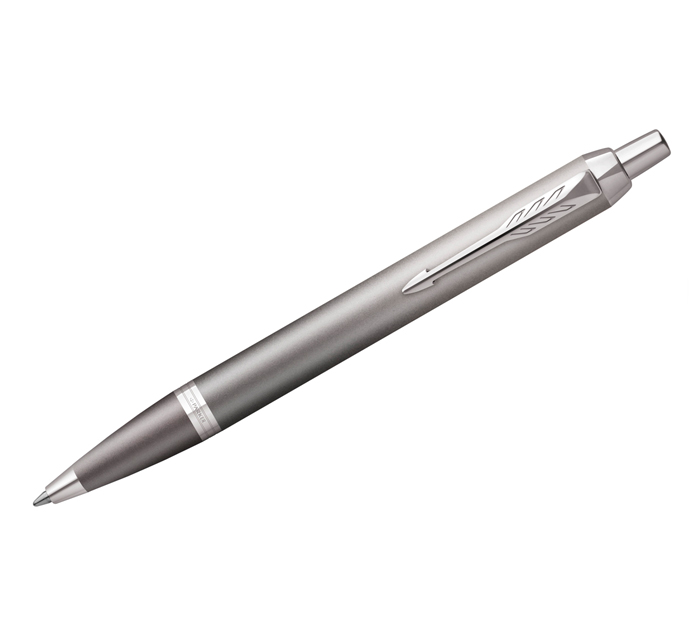 Ручка подарочная шариковая Parker «IM Rituals GREY Gradient CT» синий стержень, узел 1.0мм, линия письма - 0.8мм, в футляре