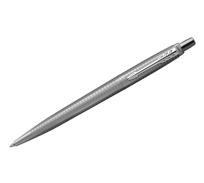 Ручка подарочная шариковая Parker «Jotter 70th Stainless Steel CT» синий стержень, узел 1.0мм, линия письма - 0.8мм, в футляре