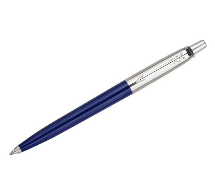 Ручка подарочная шариковая Parker «Jotter Originals Recycled Navy CT» синий стержень, узел 1.0мм, линия письма - 0.8мм, в футляре