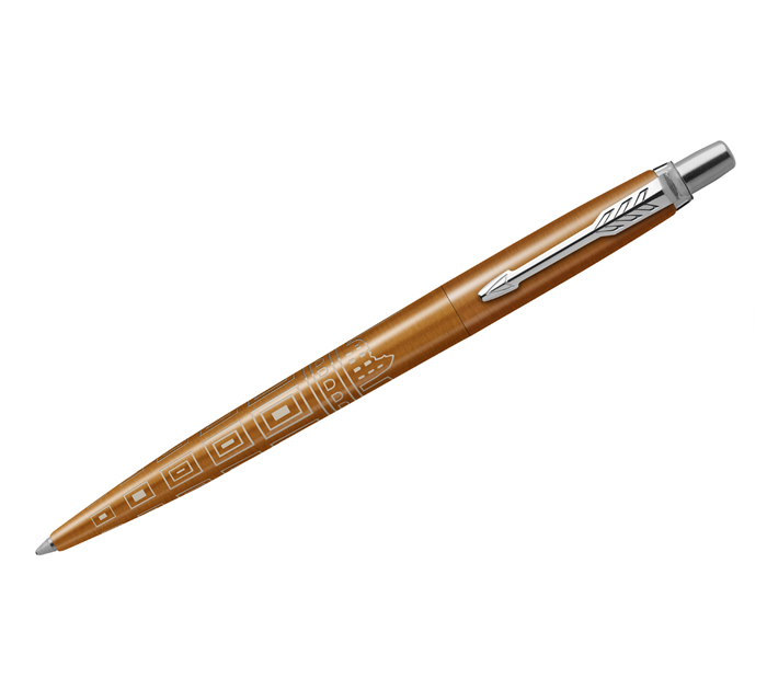 Ручка подарочная шариковая Parker «Jotter Rome Bronze CT» синий стержень, узел 1.0мм, линия письма - 0.8мм, в футляре