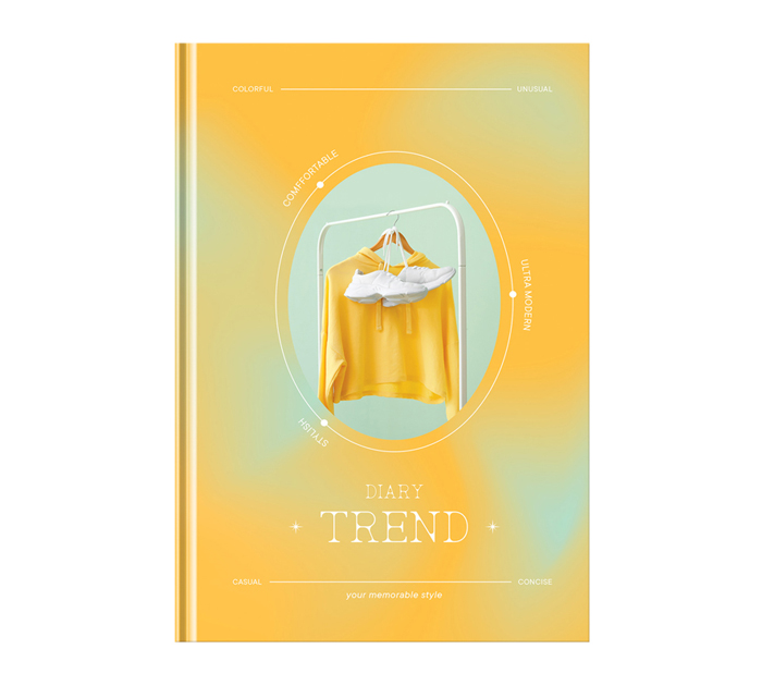 Ежедневник недатированный БиДжи «Trend» А5, картон, 320стр