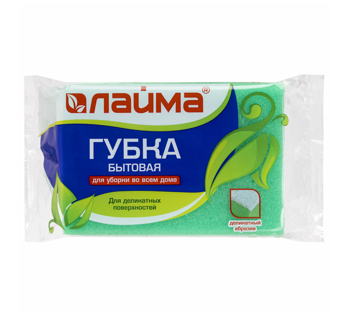 Губка для мытья посуды Laima «Mega» профилированные, 48х120х86мм, 1шт