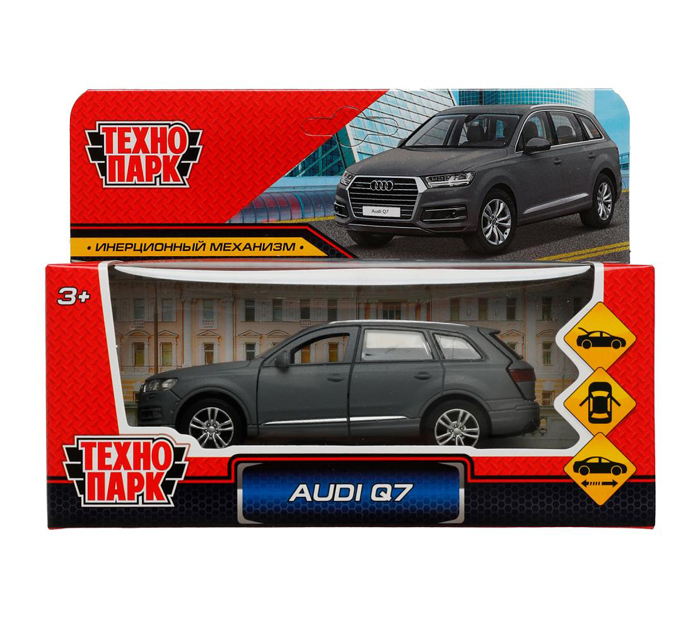 Игрушка Технопарк «Машинка инерционная» Audi Q7, 12см, металлическая, от 3-х лет
