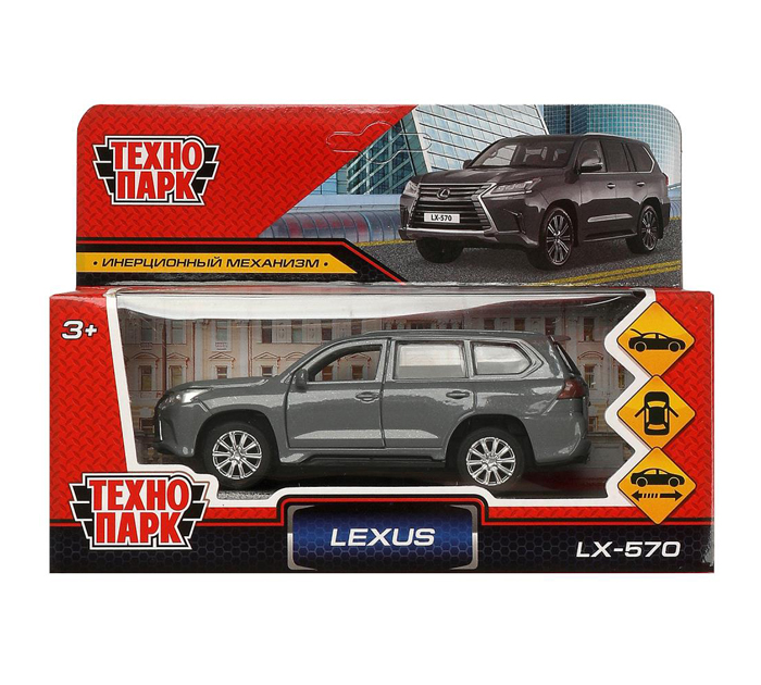 Игрушка Технопарк «Машинка инерционная» Lexus lx-570, 12см, металлическая, от 3-х лет