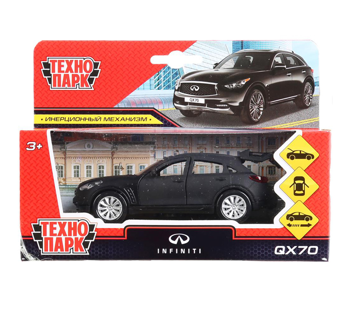 Игрушка Технопарк «Машинка инерционная» Infiniti qx70, 12см, металлическая, от 3-х лет