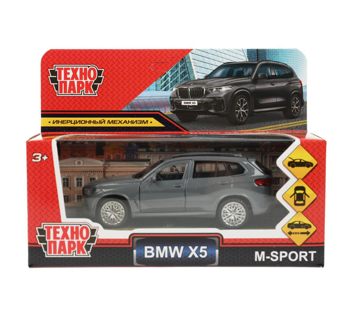 Игрушка Технопарк «Машинка инерционная» BMW X5 M-sport, 12см, металлическая, от 3-х лет