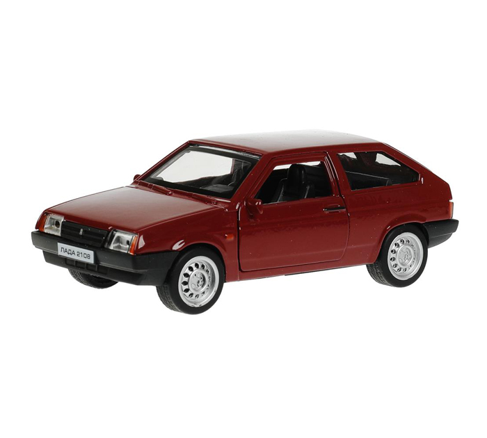 Игрушка Технопарк «Машинка инерционная» Lada-2108 «Спутник», 12см, металлическая, от 3-х лет