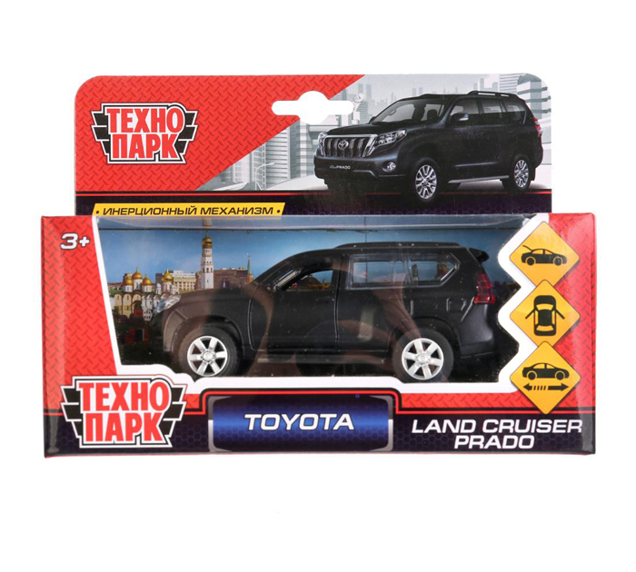 Игрушка Технопарк «Машинка инерционная» Toyota prado, 12см, металлическая, от 3-х лет