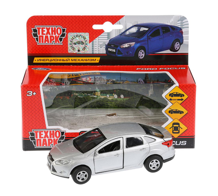 Игрушка Технопарк «Машинка инерционная» Ford focus, 12см, металлическая, от 3-х лет
