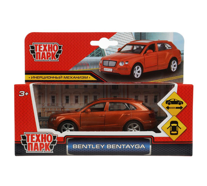 Игрушка Технопарк «Машинка инерционная» bentley bentayga, 11.4см, металлическая, от 3-х лет