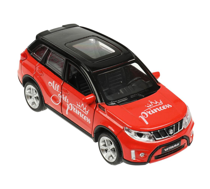 Игрушка Технопарк «Машинка инерционная» suzuki vitara девочки, 12см, металлическая, от 3-х лет