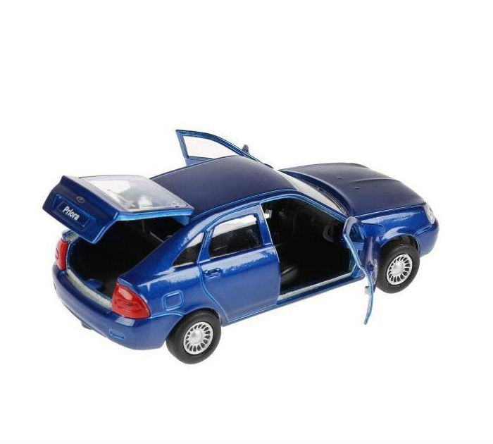 Игрушка Технопарк «Машинка инерционная» Lada priora хэтчбек, 12см, металлическая, от 3-х лет