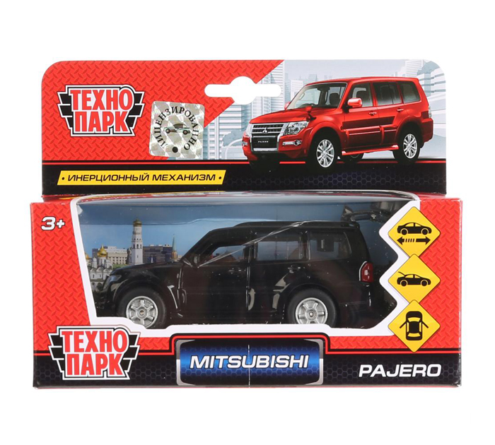 Игрушка Технопарк «Машинка инерционная» Mitsubishi pajero, 12см, металлическая, от 3-х лет