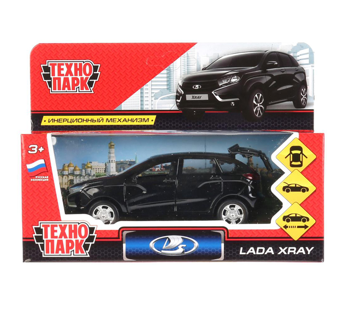 Игрушка Технопарк «Машинка инерционная» Lada xray, 12см, металлическая, от 3-х лет