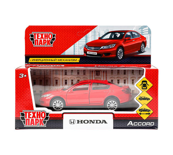 Игрушка Технопарк «Машинка инерционная» Honda accord, 12см, металлическая, от 3-х лет
