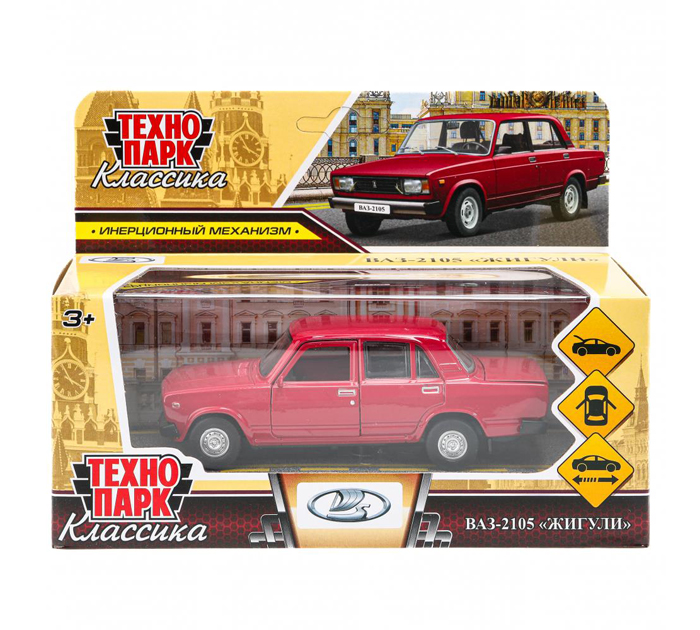 Игрушка Технопарк «Машинка инерционная» Lada ваз-2105, 12см, металлическая, от 3-х лет