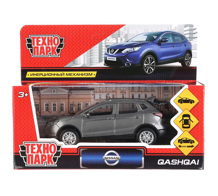Игрушка Технопарк «Машинка инерционная» Nissan Qashqai, 12см, металлическая, от 3-х лет