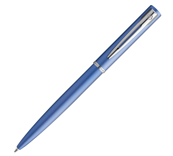 Ручка подарочная шариковая Waterman «Allure Blue» синий стержень, узел 1.0мм, линия письма - 0.8мм, в футляре