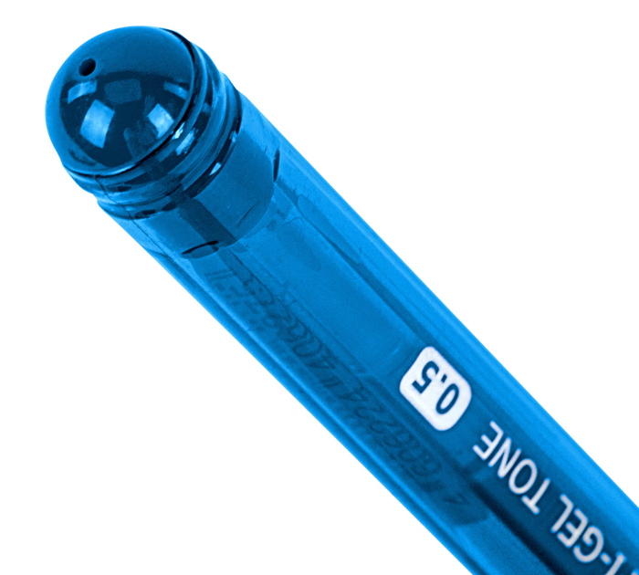 Ручка гелевая Brauberg «Profi-Gel Tone» синий стержень, узел 0.5мм, линия письма 0.4мм