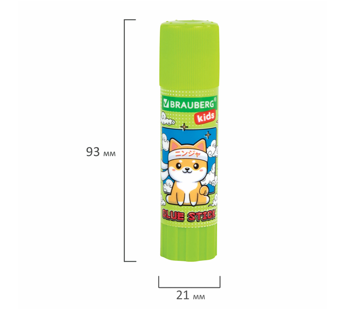 Клей-карандаш Brauberg Kids «Anime» 15г