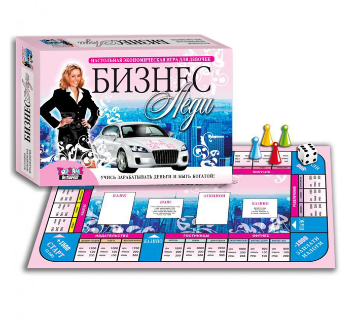Игра настольная  «Бизнес-Леди», от 6-ти лет