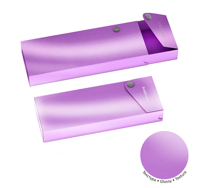 Пенал-футляр Erich Krause «Glossy Candy» 200х74х27мм