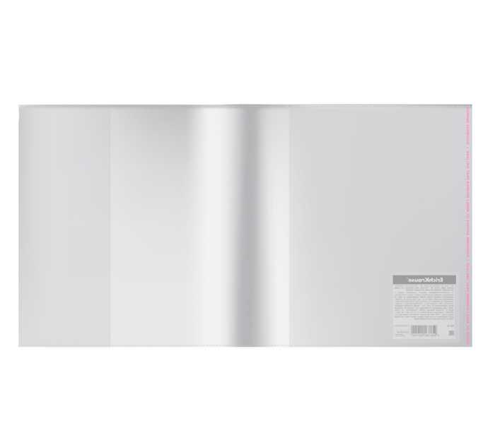 Обложка для дневников и тетрадей, Erich Krause «Glossy Clear», 212х395мм, 80мкм, с липким слоем, 10шт