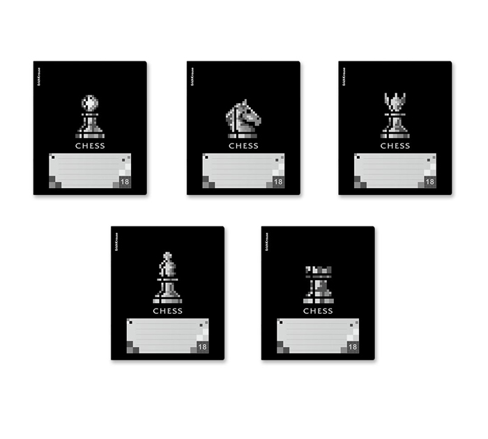 Тетрадь А5 18л клетка, Erich Krause «Chess Player»