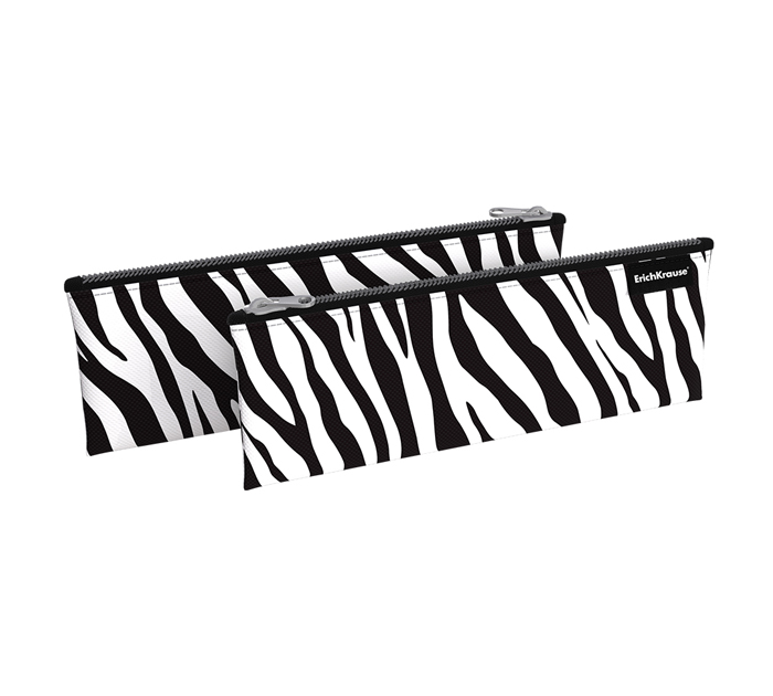 Пенал-косметичка Erich Krause «Black&White Zebra» 220х90мм