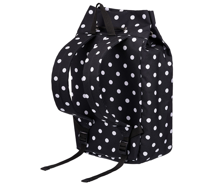Рюкзак Erich Krause «ActiveLine Cord 18L Dots in Black» 270х460х150мм, 1 отделение, 1 карман