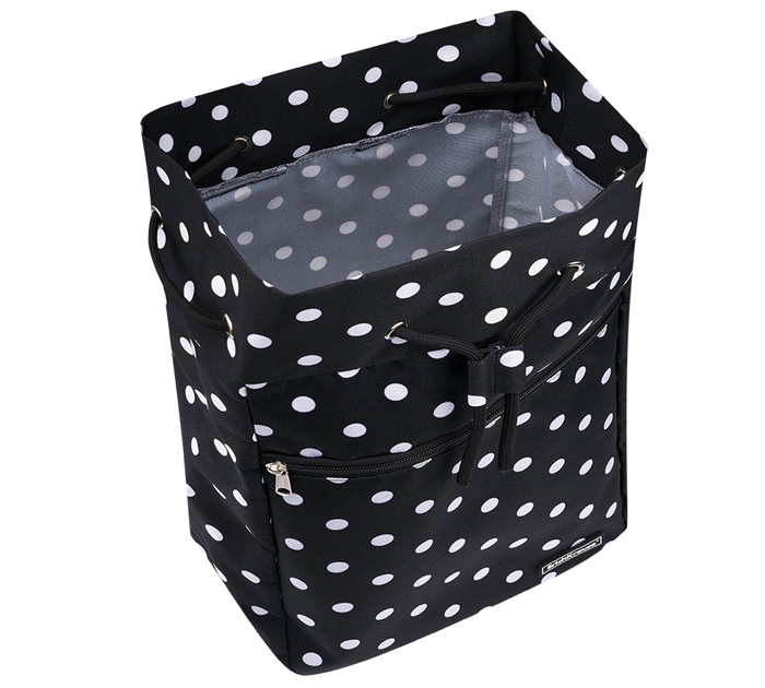 Рюкзак Erich Krause «ActiveLine Cord 18L Dots in Black» 270х460х150мм, 1 отделение, 1 карман