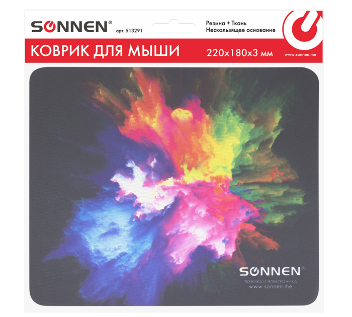 Коврик для мышки Sonnen «Explosive» 220х180х3мм