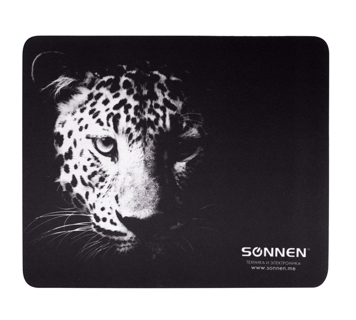 Коврик для мышки Sonnen «Leopard» 220х180х3мм