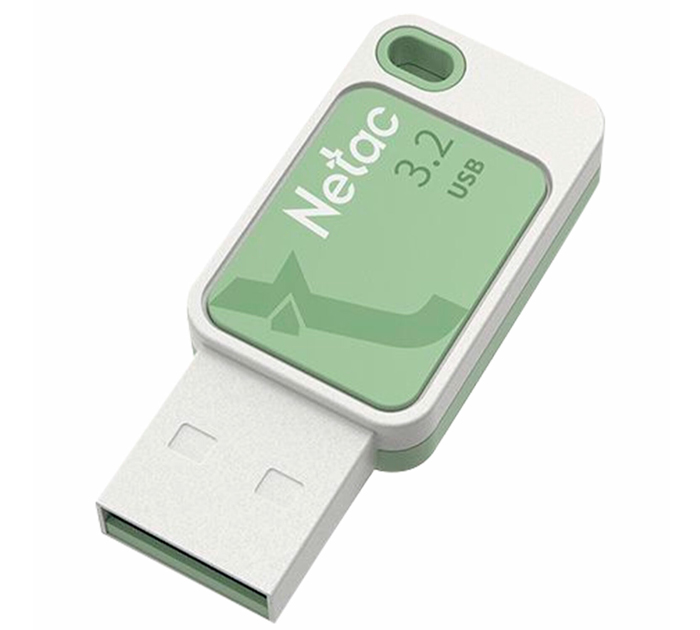 Флэш-карта Netac UA31 USB3.2, 128Gb, зеленая