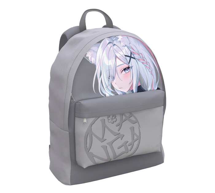 Рюкзак Erich Krause «EasyLine 17L Manga (Grey)» 390х290х130мм, 1 отделение, 1 карман