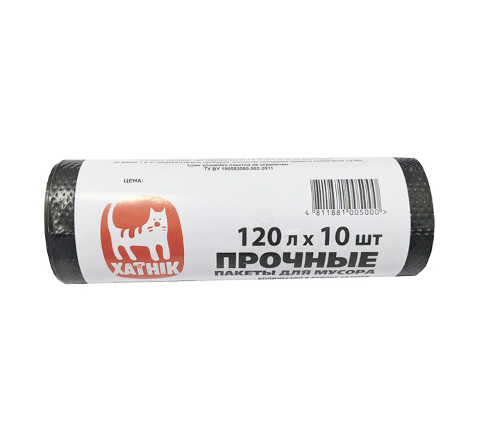 Мешки для мусора Хатник 120л, 10шт