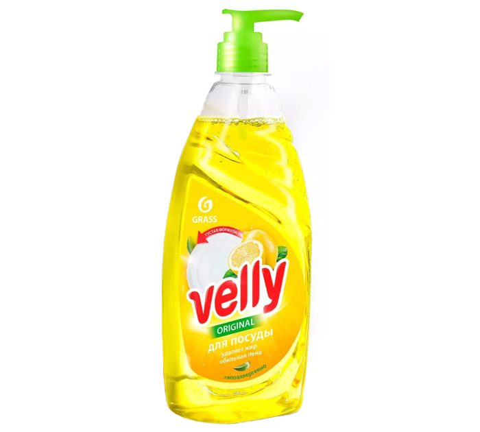 Средство для мытья посуды Grass «Velly Лимон» 1000мл