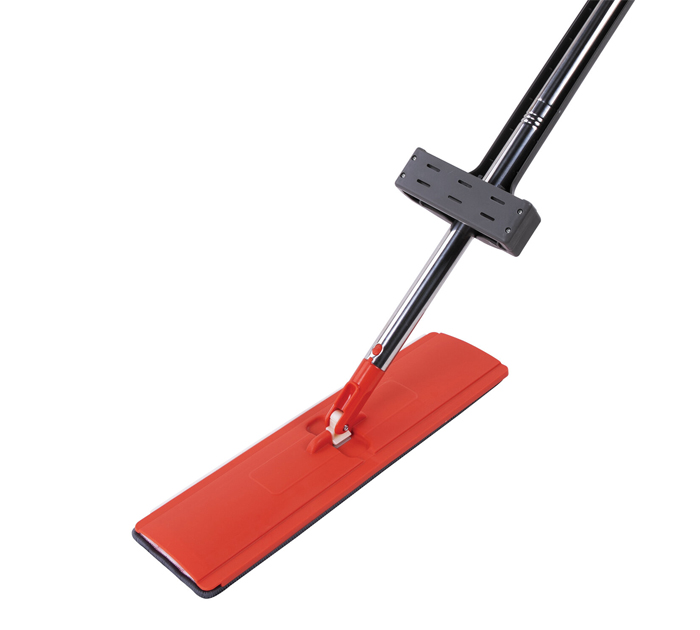 Швабра Laima «Dry Flat Mop» с отжимом, плоская, микрофибра, 132см