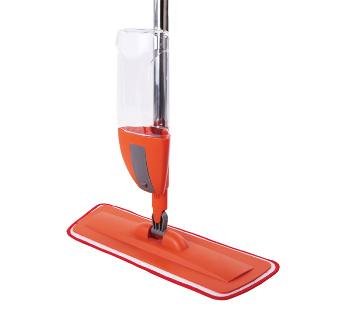 Швабра Laima «Spray Mop» с распылителем, плоская, микрофибра, 124см