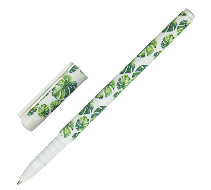 Ручка шариковая Brauberg Soft Touch Grip «Tropic» синий стержень, узел 0.7мм, линия письма 0.35мм