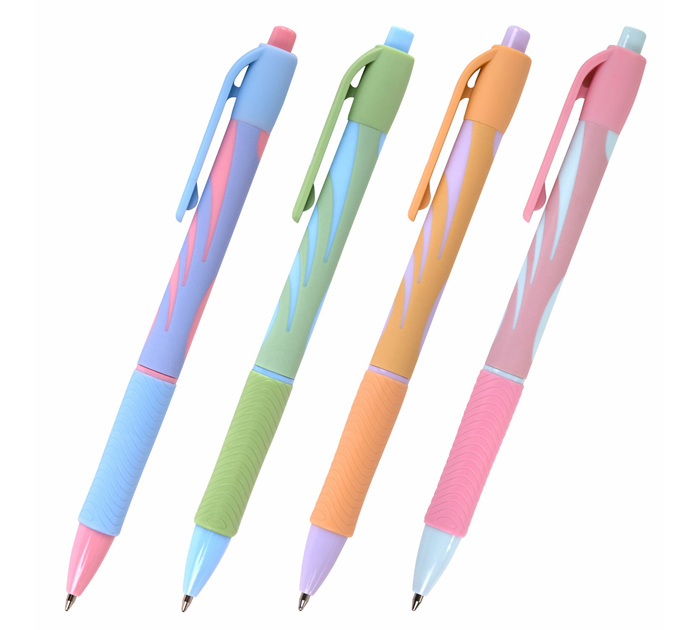 Ручка автоматическая Brauberg «Ultra-RT Pastel» синий стержень, 0.7мм, линия письма 0.35мм