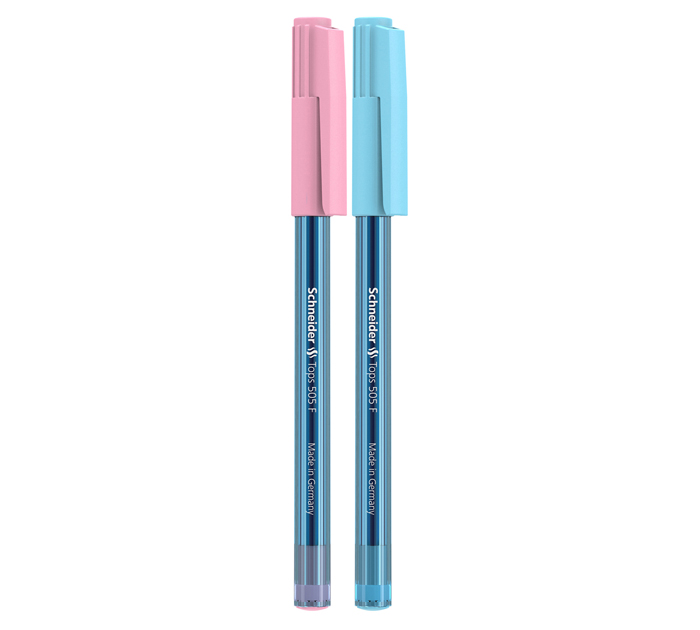 Ручка шариковая Schneider «Tops 505 F Bubble Gum» синий стержень, узел 0.8мм, линия письма 0.4мм