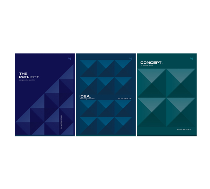 Тетрадь А4 60л, клетка, BG «Monocolor. Corporate identity»