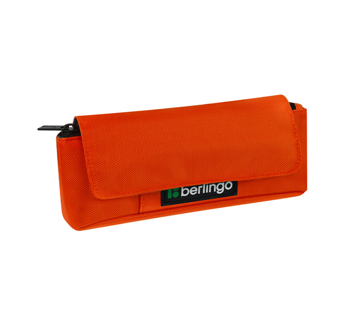 Пенал-косметичка Berlingo «Orange focus» 215х90х45мм